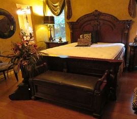 King size bed - Hemispheres Furniture