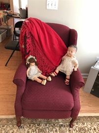 Chair and dolls