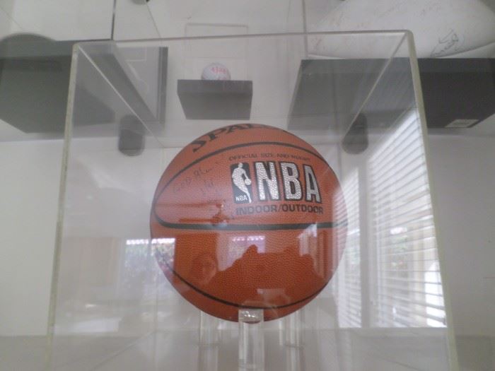 NBA Basketball signed by
