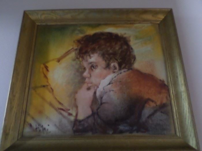 Vintage Original Oil Framed & signed