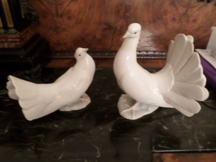 Pr. Vintage Lladro Doves