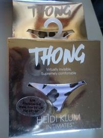 Heidi Klum Thongs, New in Package sold individually or in sets of 3