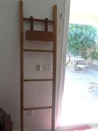 Pottery Barn Wood Ladder ( Towel RAck)