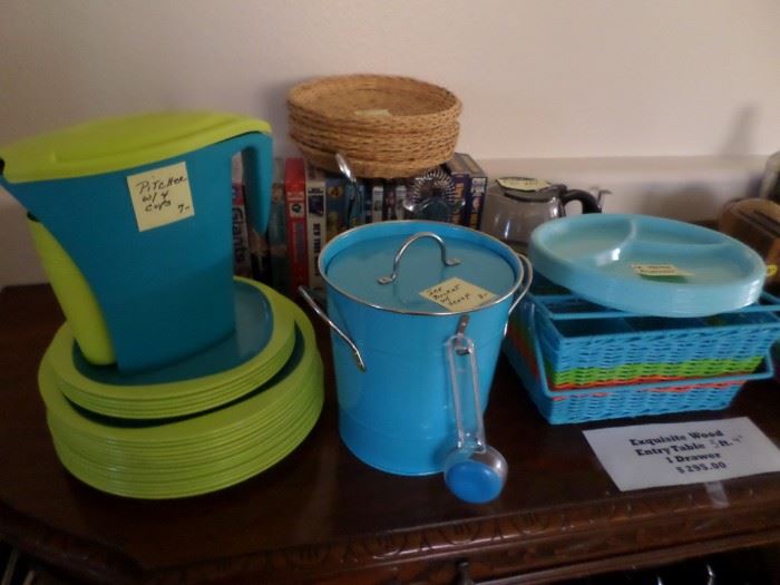Lime/Turquoise Outdoor Set