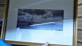 Stanley L Rubens Watercolor 7" x 17"