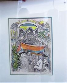 Ira Moskowitz Signed Lithograph