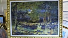 G H Shearer Oil on Canvas 16" x 22" dated 1885