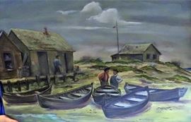 Karl Futh Oil on Board 22" x 30"