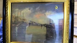 F Castiglione Oil on Board 12" x 16"