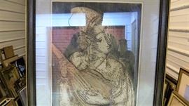 Etienne Ret 1900-1996 Etcning