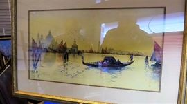 S A Mulholland Watercolor 13" x 24"