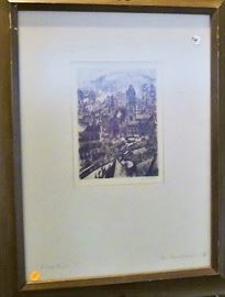 Sam Chamberlin Etching