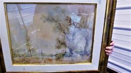 Douglas Arthur Reed Watercolor 1918 14" x 19"