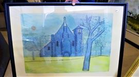 Helena Markson etching 17" x 24"