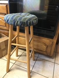 Wood stool