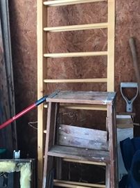 More wooden ladders 