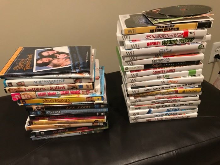 Wii Games and DVD's