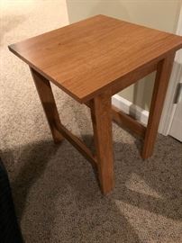 Blond End Table