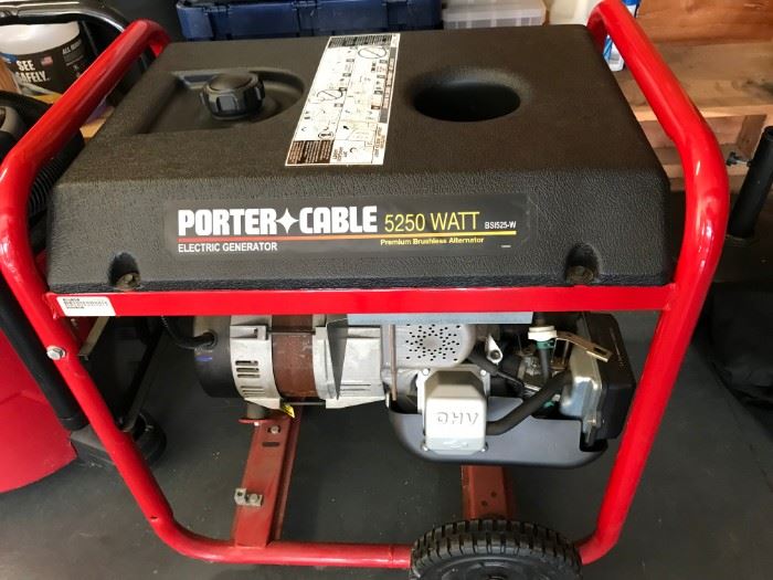 Porter Cable 5250 Watt Gas Generator 