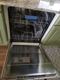 Bosch dishwasher interior.
