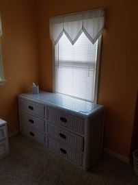 Wicker dresser