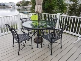 Outdoor deck/patio dining set