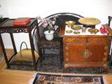 Asian Plant tables, Cabinet