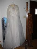 Mission Hall Tree, Full Length Fur Coat