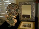 Sterling Repousse Frame, Mosaic Art