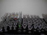 Just a fraction of the glassware