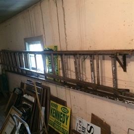 Wooden ladder