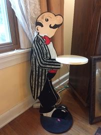 Butler with tray stand