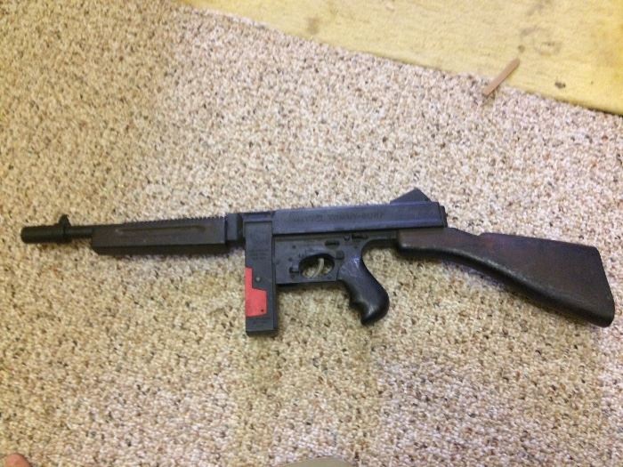 Vintage plastic toy rifle