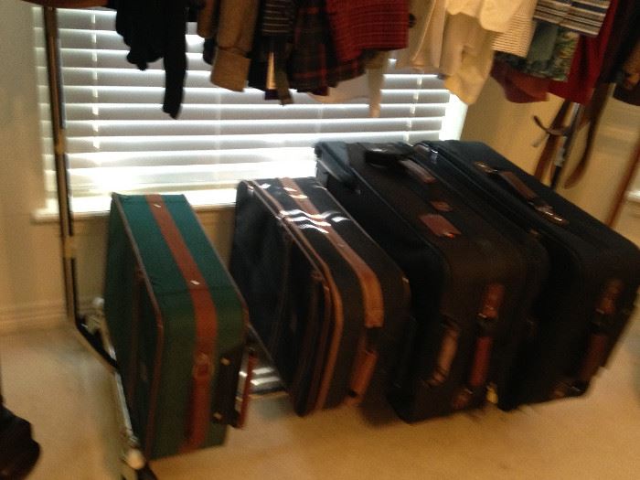 Variety of luggage