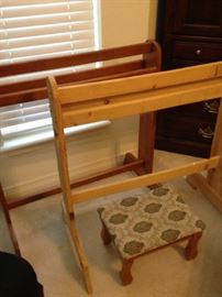 Two quilt racks
