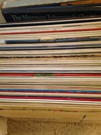 Some of the many record albums