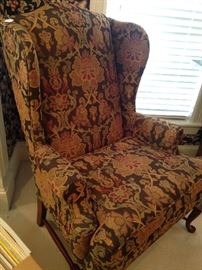 Good-looking wing back chair