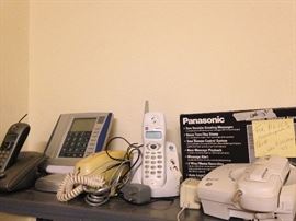 Selection of telephones