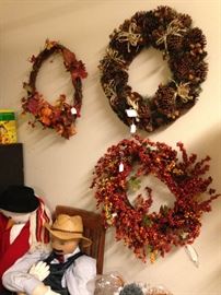 Some of the wreaths
