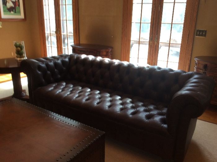 Leather Chesterfield Sofa by Ralph Lauren