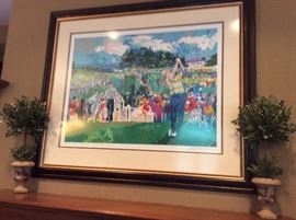 Serigraph Jack Nicklaus - Artist Leroy Nieman