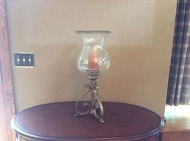 Brass Hurricane Lamp