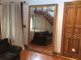 Gold Framed Standing Floor Mirror