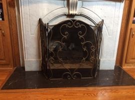 Iron Fireplace Screen