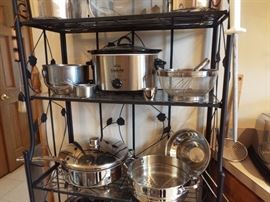 Rival Slow Cooker and Farberware Millennium stainless steel cookware