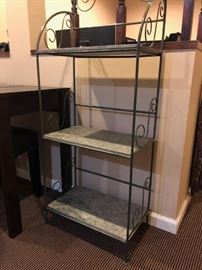 Green granite shelfs