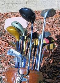 Golf clubs and bags. Many to choose from for sale.