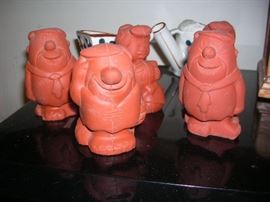 Molds for Flintstone characters