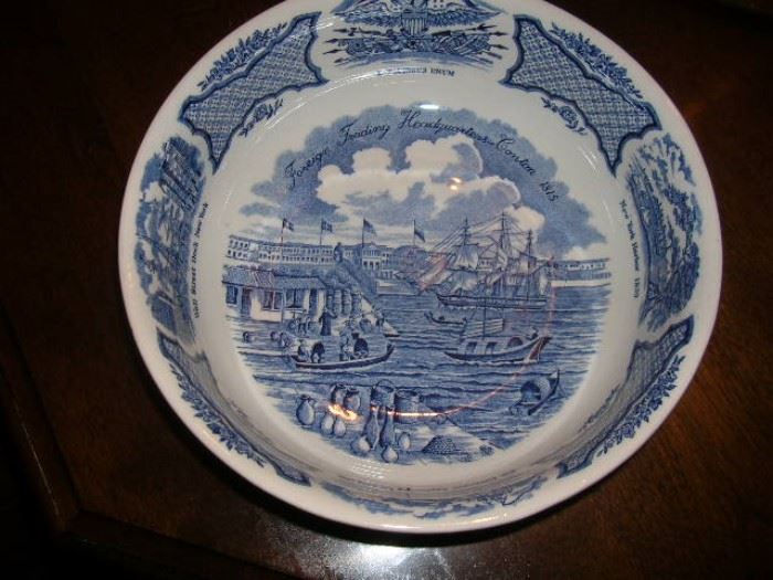 "Fair Winds" Staffordshire china service