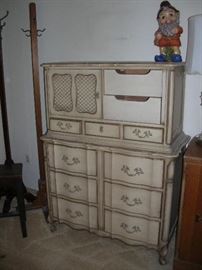 French Provincial chest of drawers